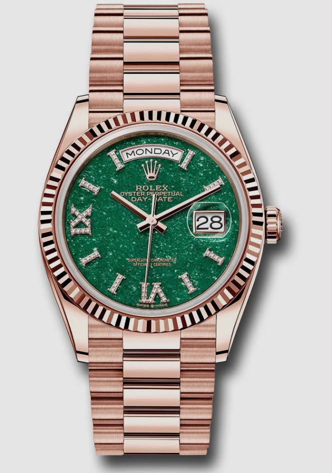 Men's luxury gold watch